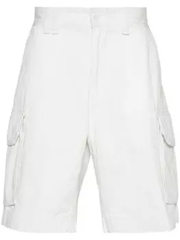 Polo Ralph Lauren шорты-карго с нашивкой-логотипом, белый