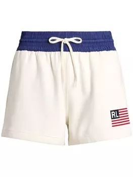 Polo Ralph Lauren шорты с логотипом, белый