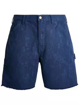 Polo Ralph Lauren шорты с принтом тай-дай, синий