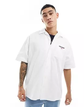 Polo Ralph Lauren – Sport Capsule – Белая рубашка-чинос оверсайз с короткими рукавами =f с логотипом на нагрудном кармане