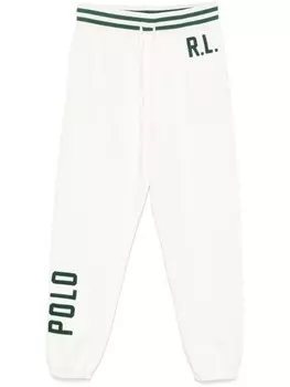 Polo Ralph Lauren спортивные брюки с логотипом, белый