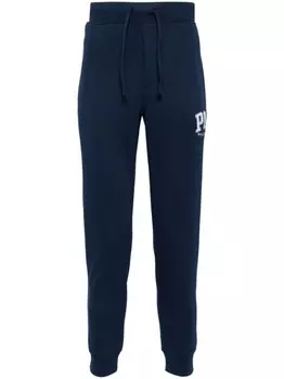 Polo Ralph Lauren спортивные брюки с тисненым логотипом, синий