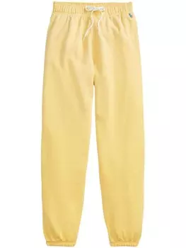 Polo Ralph Lauren спортивные брюки с вышивкой Polo Pony, желтый