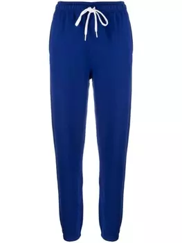 Polo Ralph Lauren спортивные брюки с вышивкой Polo Pony, синий