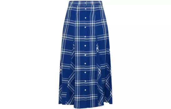 Polo Ralph Lauren SS22 Повседневная длинная юбка женская синяя