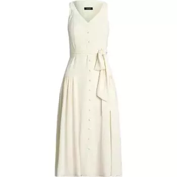 Polo Ralph Lauren SS24 Женское платье без рукавов, белое
