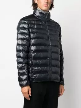 Polo Ralph Lauren стеганая куртка на молнии, черный