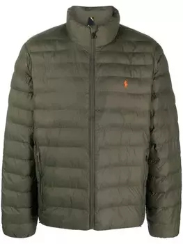 Polo Ralph Lauren стеганая куртка с логотипом Polo Pony, зеленый