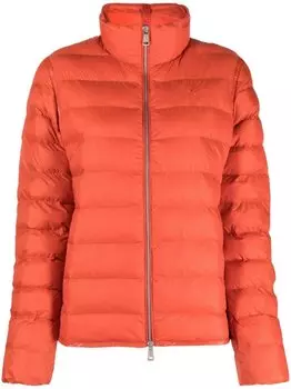 Polo Ralph Lauren стеганая куртка с воротником-воронкой, оранжевый