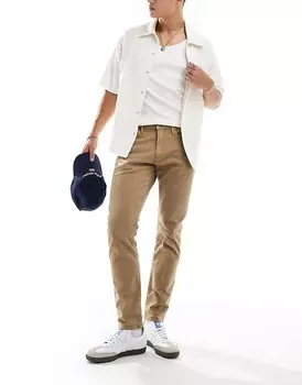 Polo Ralph Lauren – Sullivan – Джинсы узкого кроя светло-коричневого цвета цвета хаки