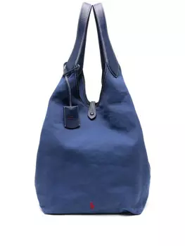 Polo Ralph Lauren сумка-тоут из канваса, синий