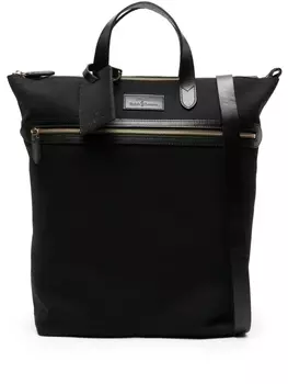 Polo Ralph Lauren сумка-тоут с нашивкой-логотипом, черный
