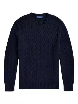 Polo Ralph Lauren свитер фактурной вязки, синий