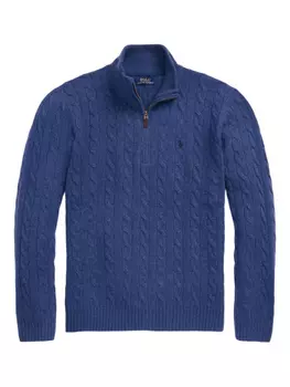Polo Ralph Lauren свитер фактурной вязки, синий