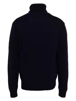 Polo Ralph Lauren свитер из смеси шерсти и кашемира с высоким воротником, синий
