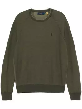 Polo Ralph Lauren свитер из ткани пике, зеленый