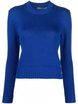 Polo Ralph Lauren свитер крупной вязки, синий