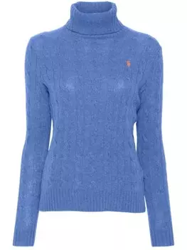 Polo Ralph Lauren свитер с мотивом «Поло Пони», синий