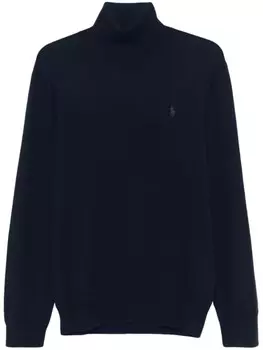 Polo Ralph Lauren свитер с вышивкой Polo Pony, синий