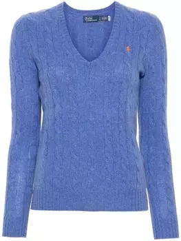 Polo Ralph Lauren свитер с вышивкой Polo Pony, синий