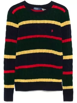 Polo Ralph Lauren свитер в полоску, зеленый