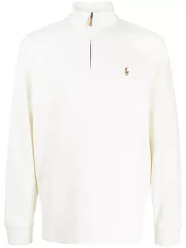 Polo Ralph Lauren толстовка Estate с воротником на молнии, белый