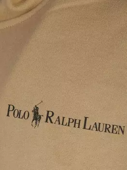 Polo Ralph Lauren толстовка с капюшоном и логотипом, нейтральный цвет