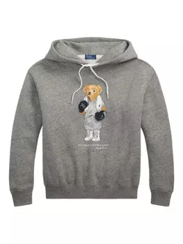 Polo Ralph Lauren толстовка с капюшоном и графичным принтом, серый