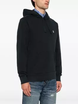 Polo Ralph Lauren толстовка с капюшоном Polo Pony с вышивкой, черный