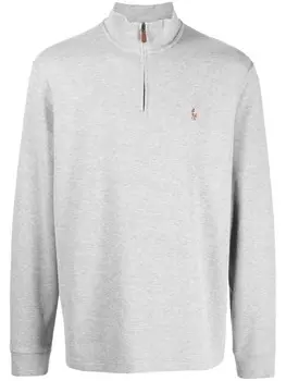 Polo Ralph Lauren толстовка с логотипом Polo Pony, серый