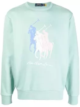 Polo Ralph Lauren толстовка с логотипом, зеленый