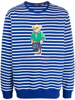 Polo Ralph Lauren толстовка с принтом, синий