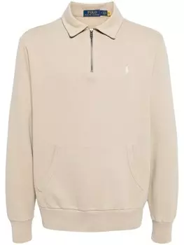 Polo Ralph Lauren толстовка с воротником на молнии, нейтральный цвет