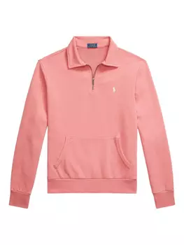 Polo Ralph Lauren толстовка с воротником на молнии, розовый
