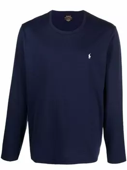 Polo Ralph Lauren толстовка с вышитым логотипом, синий