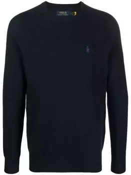 Polo Ralph Lauren толстовка с вышитым логотипом, синий
