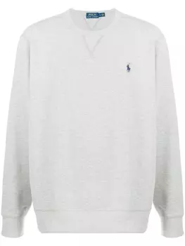 Polo Ralph Lauren толстовка с вышитым логотипом, серый