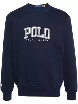 Polo Ralph Lauren толстовка с вышитым логотипом, синий