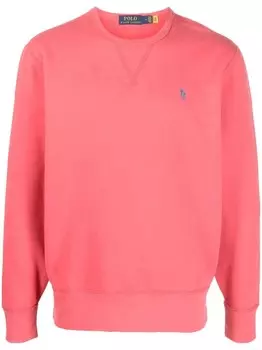 Polo Ralph Lauren толстовка с вышитым логотипом, красный