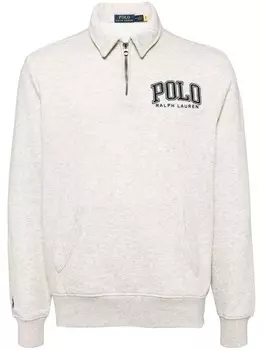 Polo Ralph Lauren толстовка с вышитым логотипом, серый
