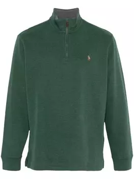 Polo Ralph Lauren толстовка с вышивкой Polo Pony, зеленый
