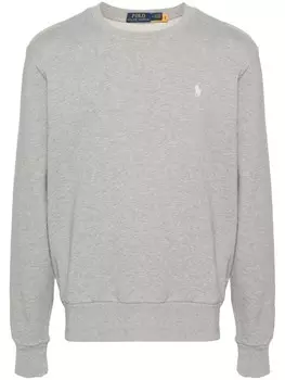 Polo Ralph Lauren толстовка с вышивкой Polo Pony, серый