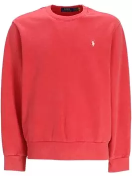 Polo Ralph Lauren толстовка с вышивкой Polo Pony, красный