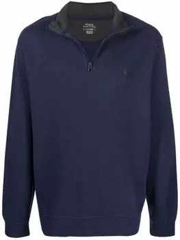 Polo Ralph Lauren толстовка с вышивкой Polo Pony, синий