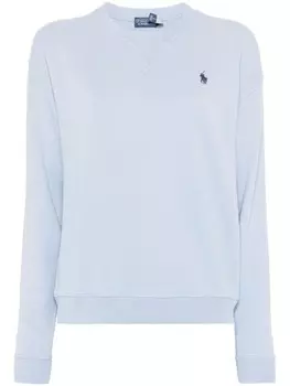Polo Ralph Lauren толстовка с вышивкой Polo Pony, синий