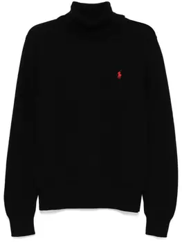 Polo Ralph Lauren толстовка с высоким воротником, черный