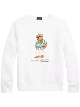 Polo Ralph Lauren толстовка Teddy Bear, белый