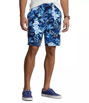 Polo Ralph Lauren Tonal Floral French Terry 7,5Шорты по внутреннему шву, синий
