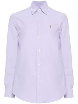 Polo Ralph Lauren топ с узором, фиолетовый