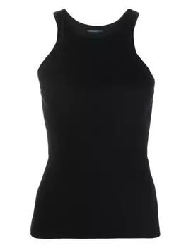 Polo Ralph Lauren топ в рубчик, черный